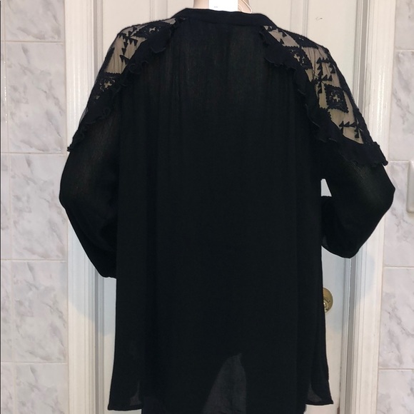 BLACK TUNIC TOP - Picture 7 of 8